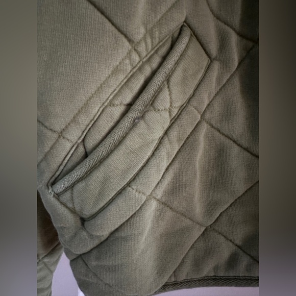 Garnet Hill Easy Quilted Knit Jacket, bomber style - Picture 6 of 6